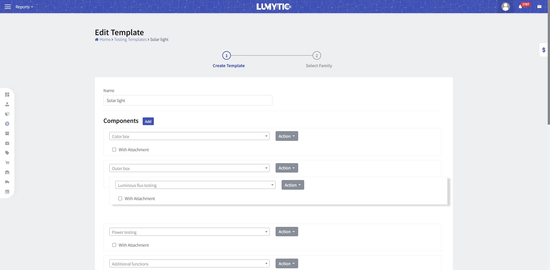 Arrange Testing Template Component