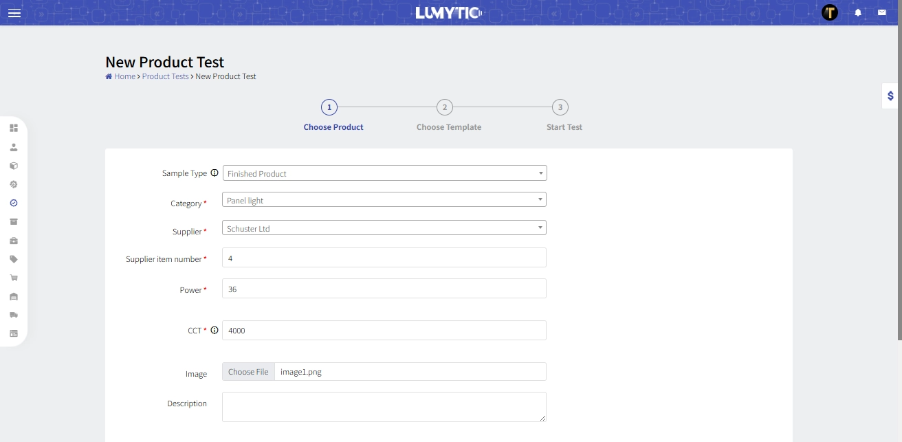 Create Quality Test for External Sample