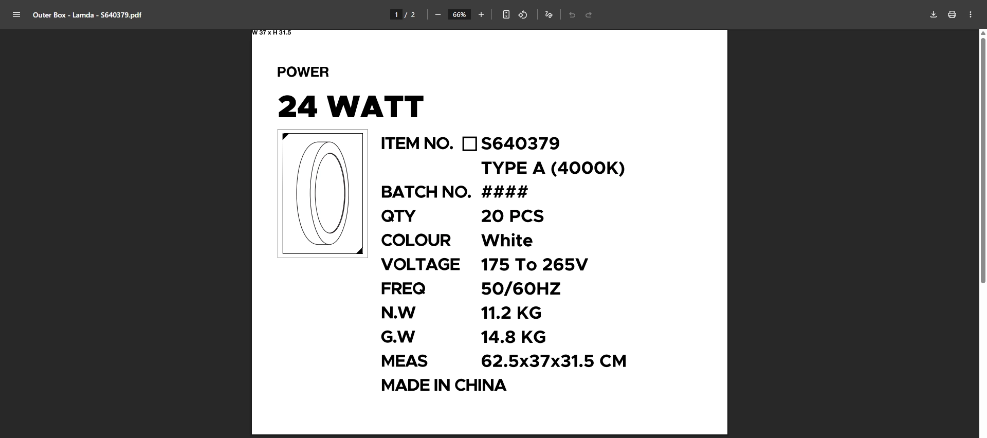 Print Outer Box Design