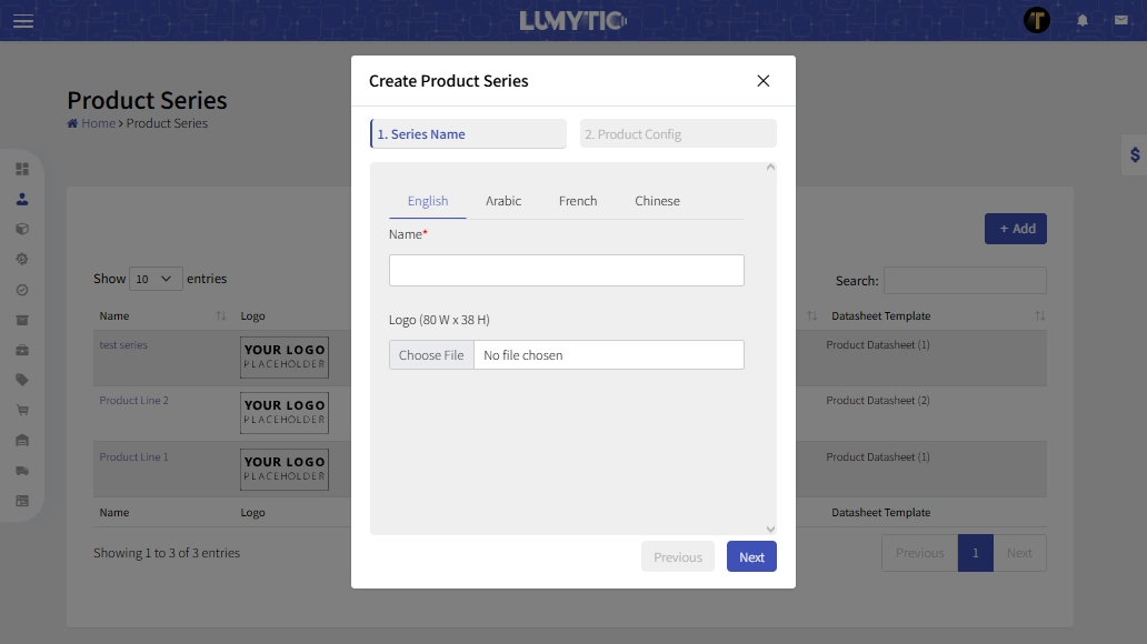 Create Product Series
