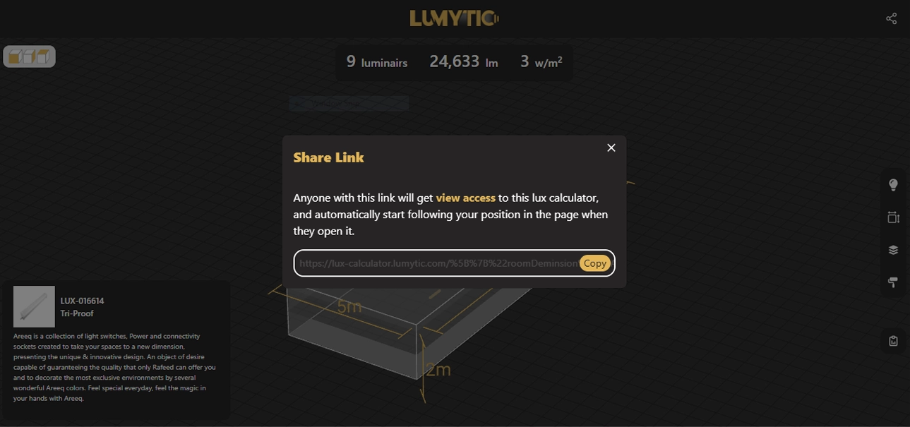 Share Calculation Result